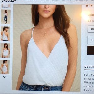 Lulus bodysuit top